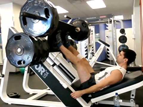 1665 lbs Leg Press, PARTIAL REP (3 inch), Static C...