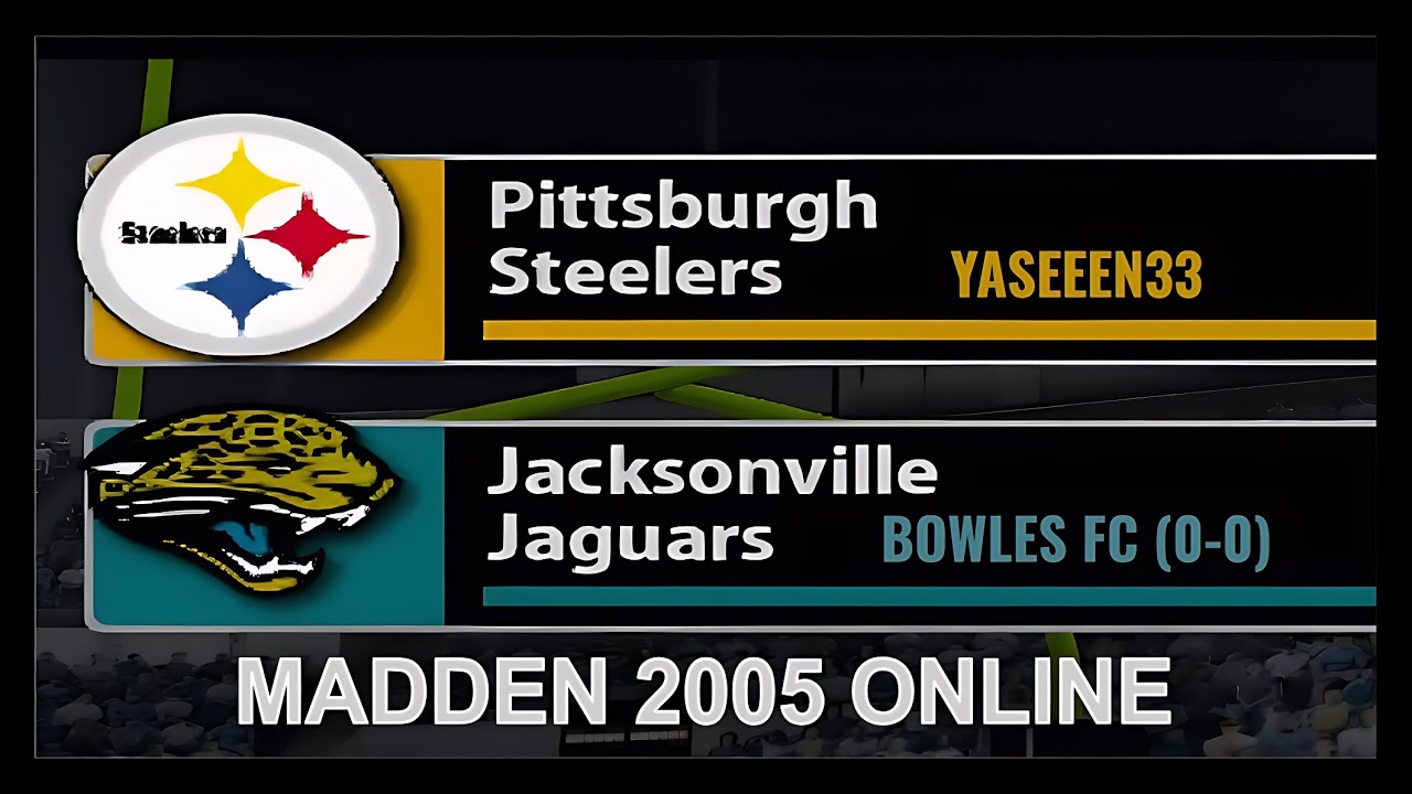 Bowles FC vs Yaseeen33 in Madden 2005 Online Using PARSEC and PCSX2