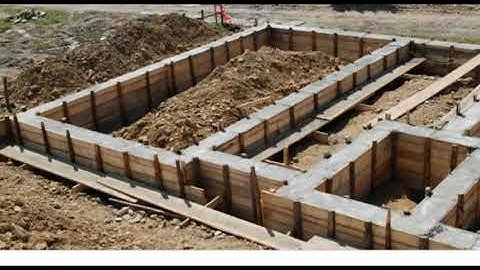 Sequence of activities in a building construction