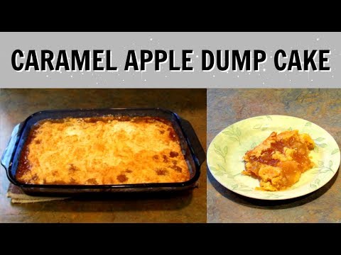 CARAMEL APPLE DUMP CAKE Recipe! Dump Cake Recipes | LeighsHome