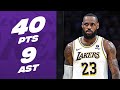 LeBron James GOES OFF For 40 Points vs The Warriors! 🔥| March 16, 2024