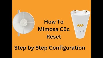 How to Mimosa C5c reset