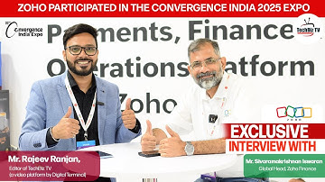 Exclusive Chat with Sivaramakrishnan Iswaran, Global Head - Zoho | Convergence India 2025