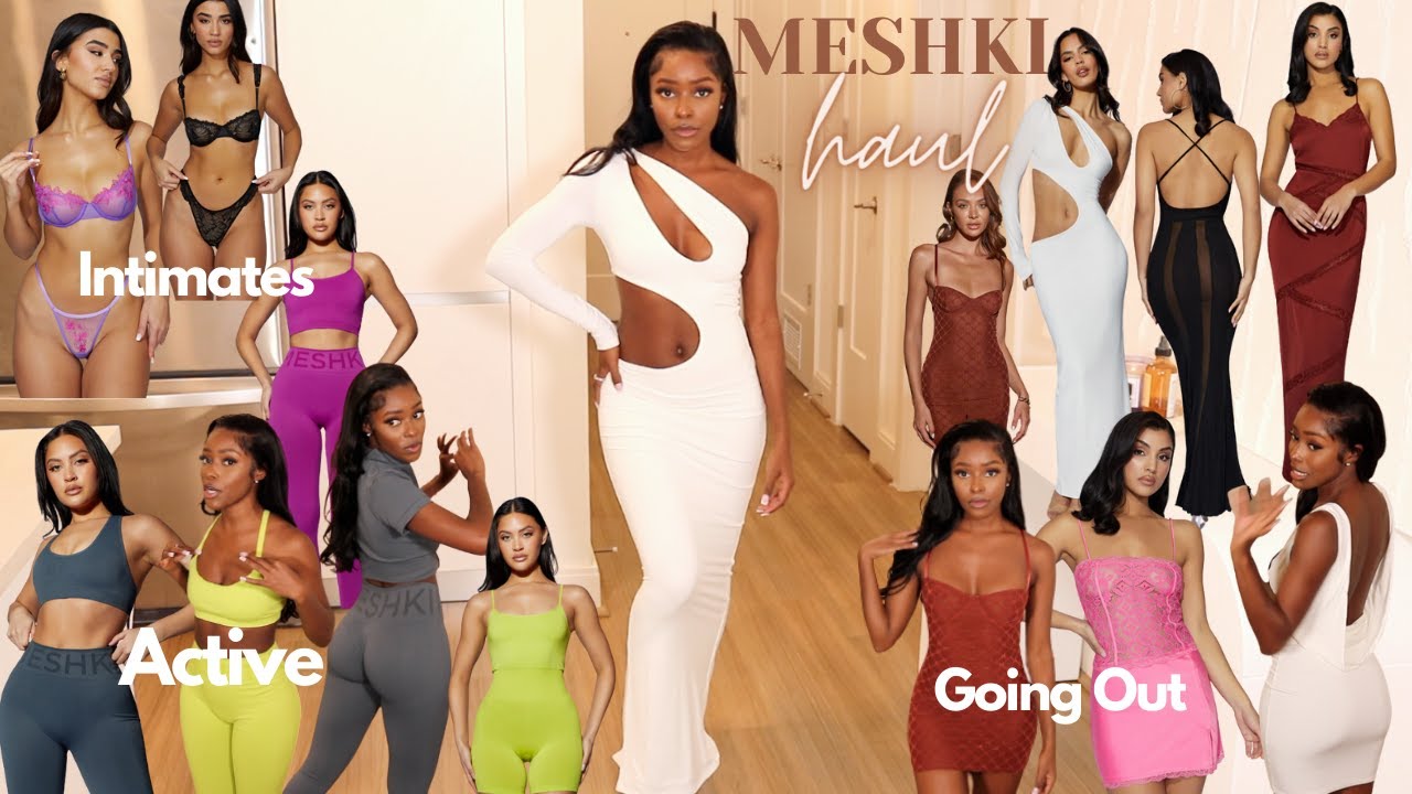 ОГРОМНАЯ ПРИМЕРКА MESHKI | ПОТРЯСАЮЩИЕ НОВИНКИ | Спортивная одежда, нижнее белье, вечерние образы