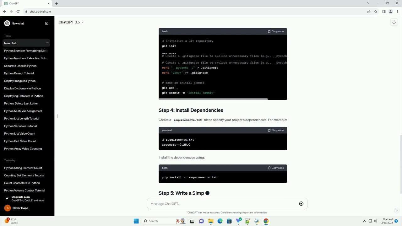 how to start a new python project - YouTube