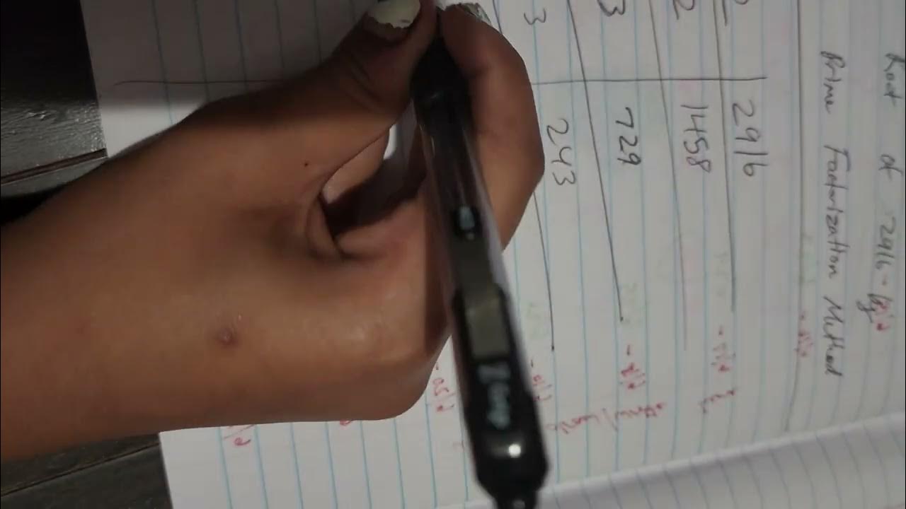 square-root-of-2916-by-using-prime-factorization-method-youtube