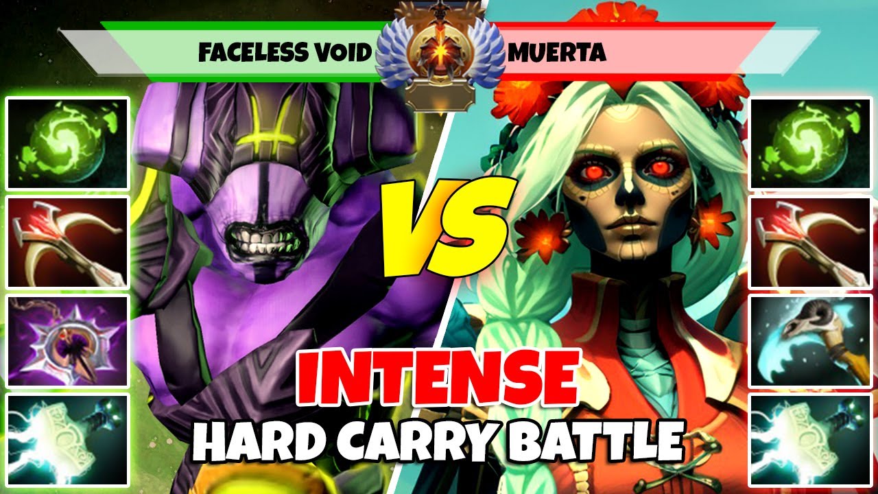 FACELESS VOID (Carry) vs MUERTA (Carry) - Epic Battle Of Immortal Rank Dota 2 Players - Z Dota 2