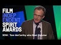 Tom McCarthy wins Best Director at the 2016 Film Independent Spirit Awards