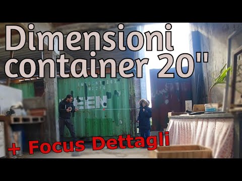 Video: Quanti piedi quadrati è un container da 20 piedi?