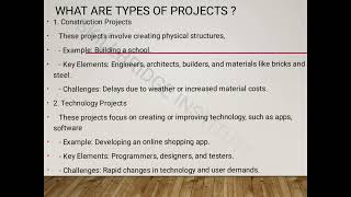 Types of Projects: Understand Project Categories & Examples.