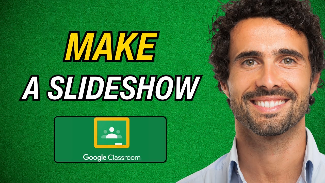 How To Make a Slideshow On Google Classroom - YouTube