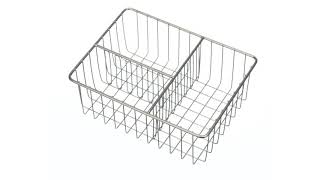 Metal Wire Bathroom Storage Organizer Basket - mDesign
