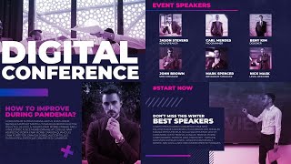 Digital Conference Promo After Effects Templates
