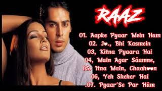 Raaz (2002) Movie All Songs | Dino Morea & Bipasha Basu | Nadeem Shravan | Udit Narayan, Alka Yagnik