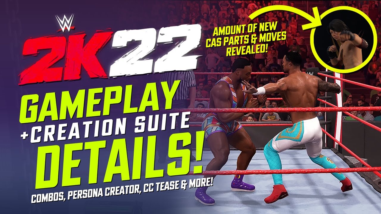 Wwe 2k22 New Gameplay Creation Suite Details Revealed Youtube