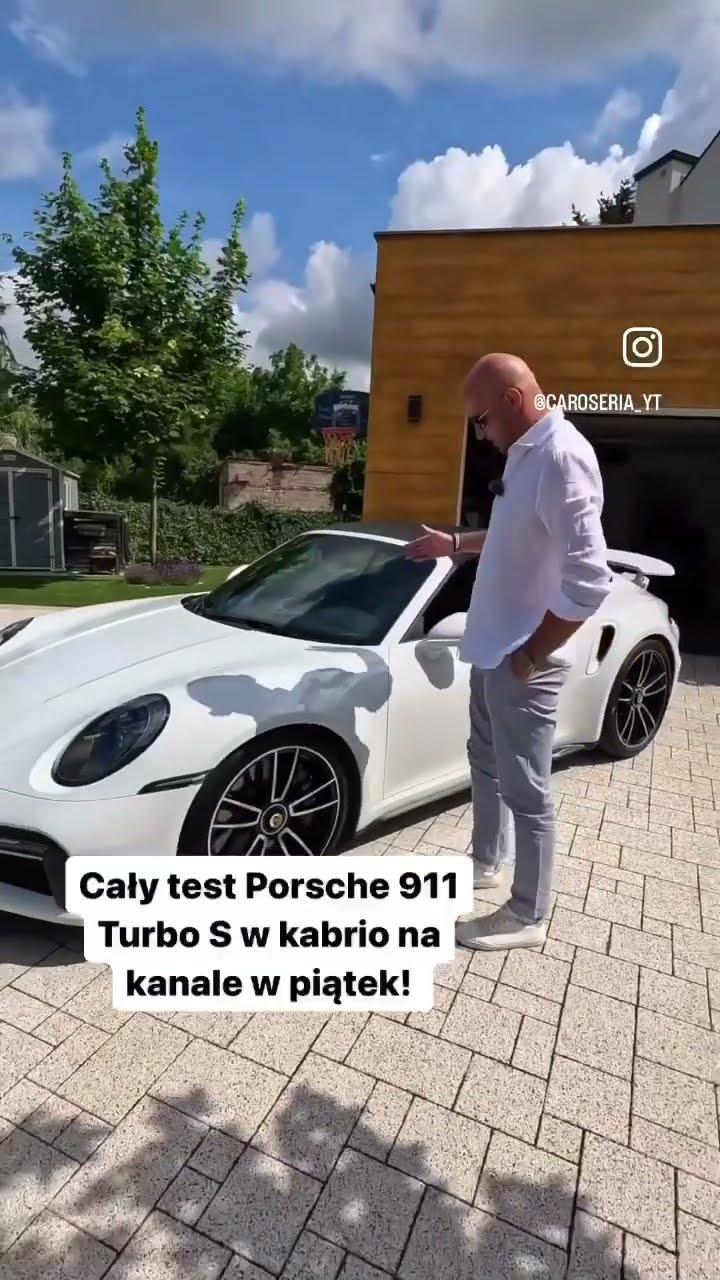 Łukasz Bąk na tropie dekielka w Porsche 🕵🏼‍♀️#porsche911 #porsche911turbos #caroseria #shorts