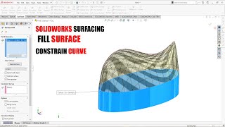 ✅ Solidworks Surfacing Course | Fill Surface