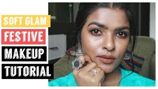 Soft Glam & Glowing  || Indian Festive Makeup Tutorial 2018 + GIVEAWAY WINNER screenshot 2