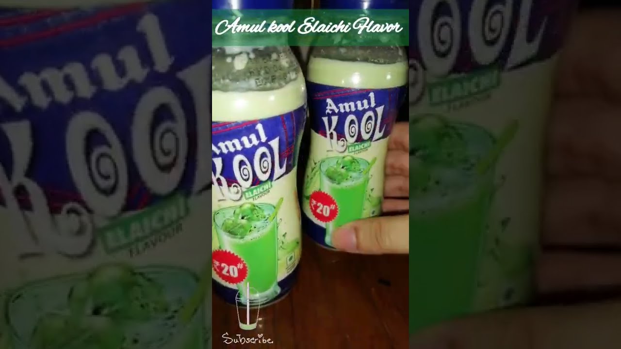 Amul Kool Elaichi Flavor Milkshake 😋💚 
