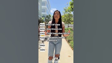 Useful Abbreviations