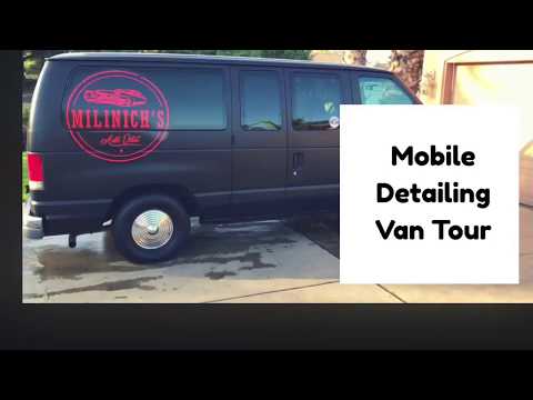 mobile car detailing van for sale
