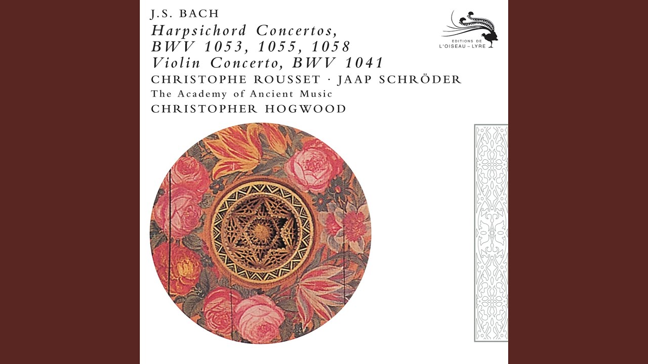 J.S. Bach: Concerto for Harpsichord, Strings, and Continuo No. 2 in E ...