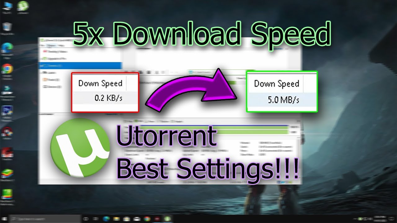 How to Speed Up uTorrent Downloads  5x Download Speed  Speed Up Utorrent 