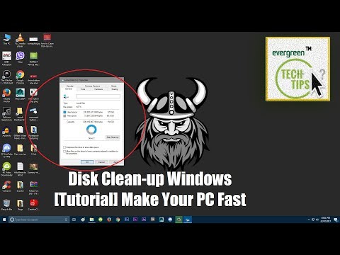 Disk Clean up Windows 10/7/8 [Tutorial] Make Your PC Fast - Tech Tips