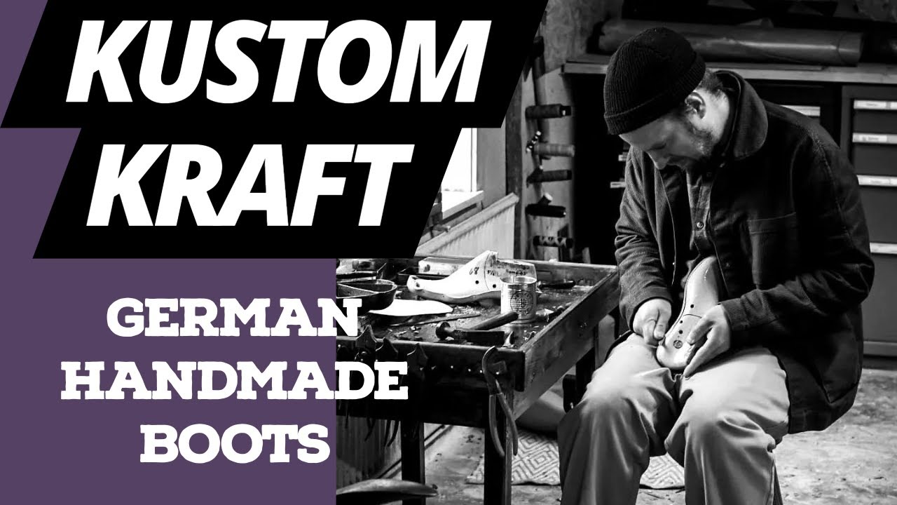 The German Handmade Bootmaker Chatting With Kustom Kraft's Dennis