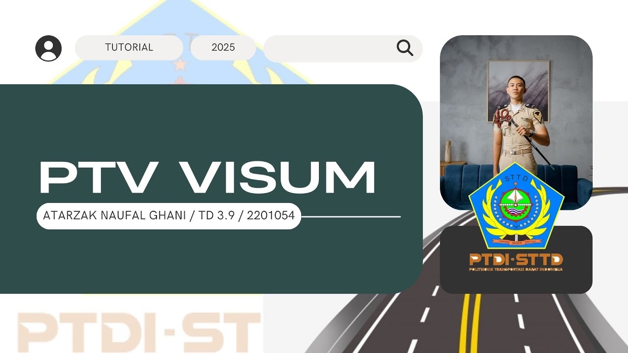 TUTORIAL PTV VISUM ATARZAK NAUFAL GHANI KABUPATEN SEMARANG - YouTube