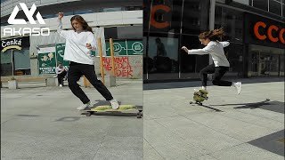 【AKSAO】Epic Longboard Dancing with V50 Pro Endless Summer @KatarzynaHajdan-longboard  #shorts Resimi