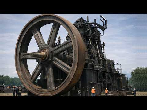 The Biggest Flywheels You’ll Ever See in Motion. Vintage Diesel Engines & Industrial Power Legends