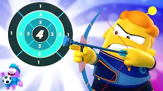 Archery Training Hindi Cartoon, तीरंदाजी प्रशिक्षण कार्टून, Sportbots Hindi Cartoon Videos for Kids screenshot 5