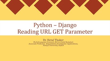 Django: Part-4 : Reading GET parameter from URL in View
