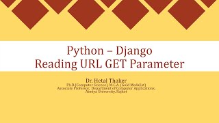 Django: Part-4 : Reading GET parameter from URL in View