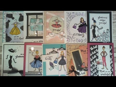 10 Cards 1 Kit Part 2 / My Monthly Hero / April 2017 / C&CT - YouTube