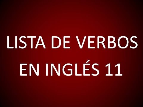 Inglés Americano - Lista de Verbos 11 (Lección 182)