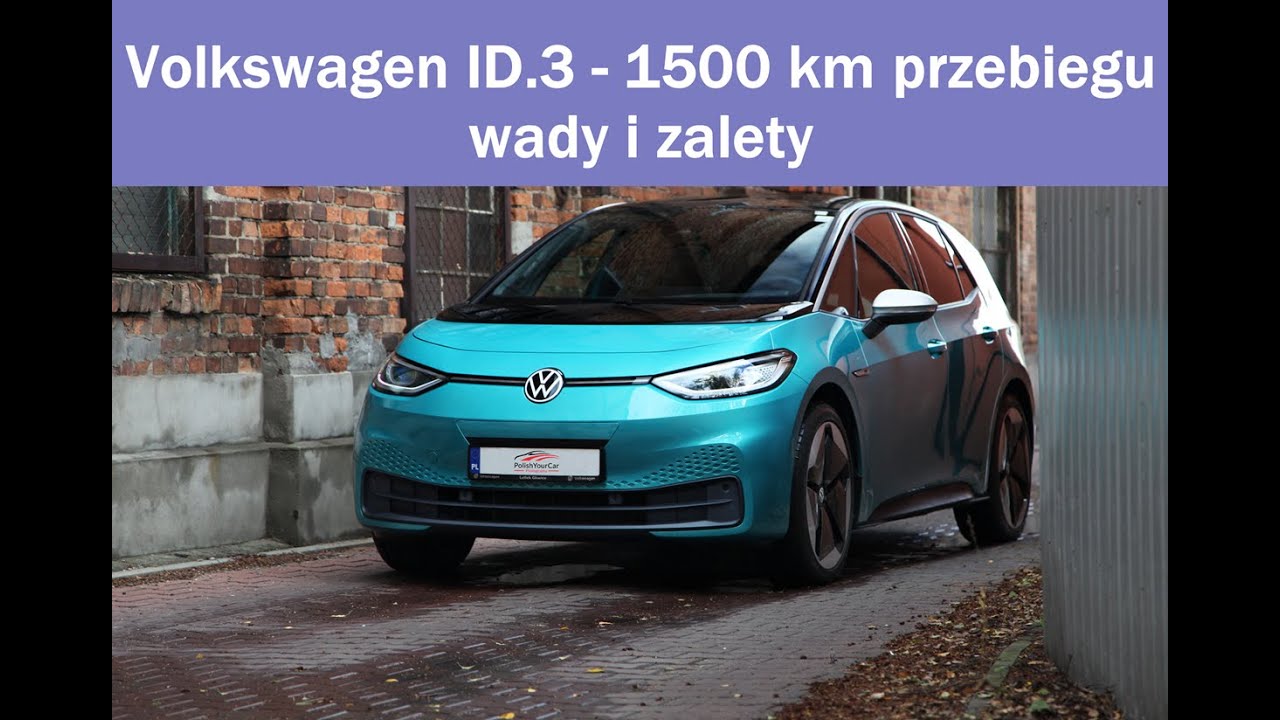 Volkswagen ID.3 1st Max po 1500km, wady i zalety. YouTube