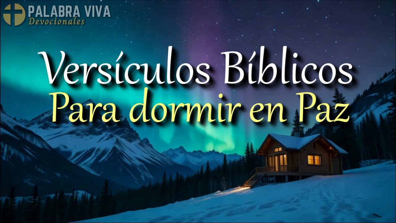 Duerme con la Palabra de Dios | Versiculos Biblicos de Paz | Bible in Spanish