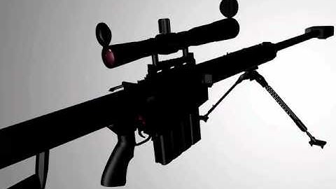 [C4D] Barrett 50cal. Intro Template