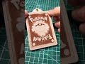 ハッピーセットのポケカを革で作ってみた。#ポケモンカード