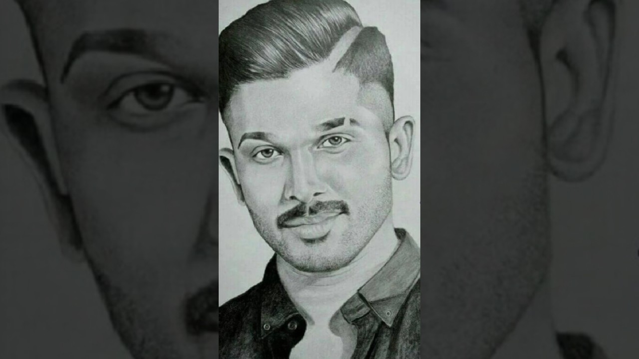 Allu Arjun portrait 😯🥰🥰✨ 