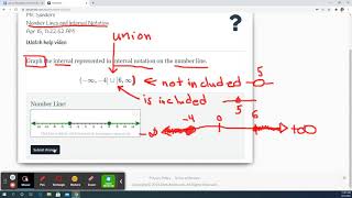 L65a Alg2 Number Lines and Interval Notation