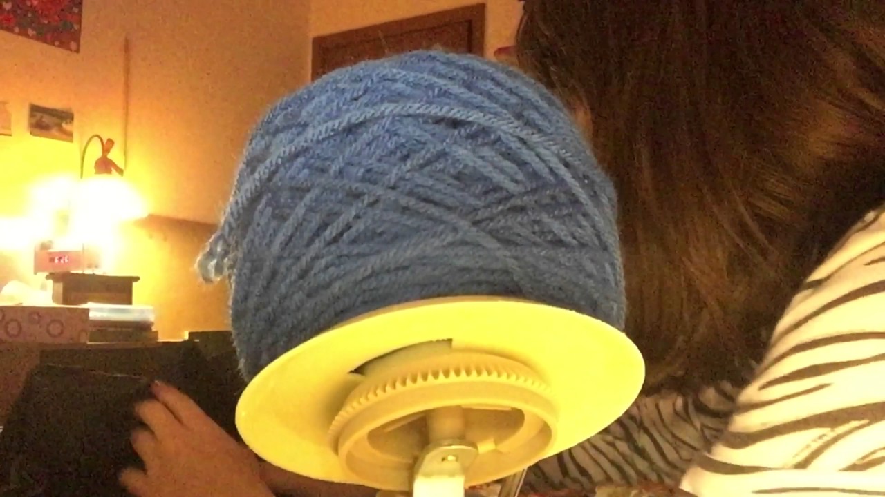 How to make yarn ball with ball winder YouTube