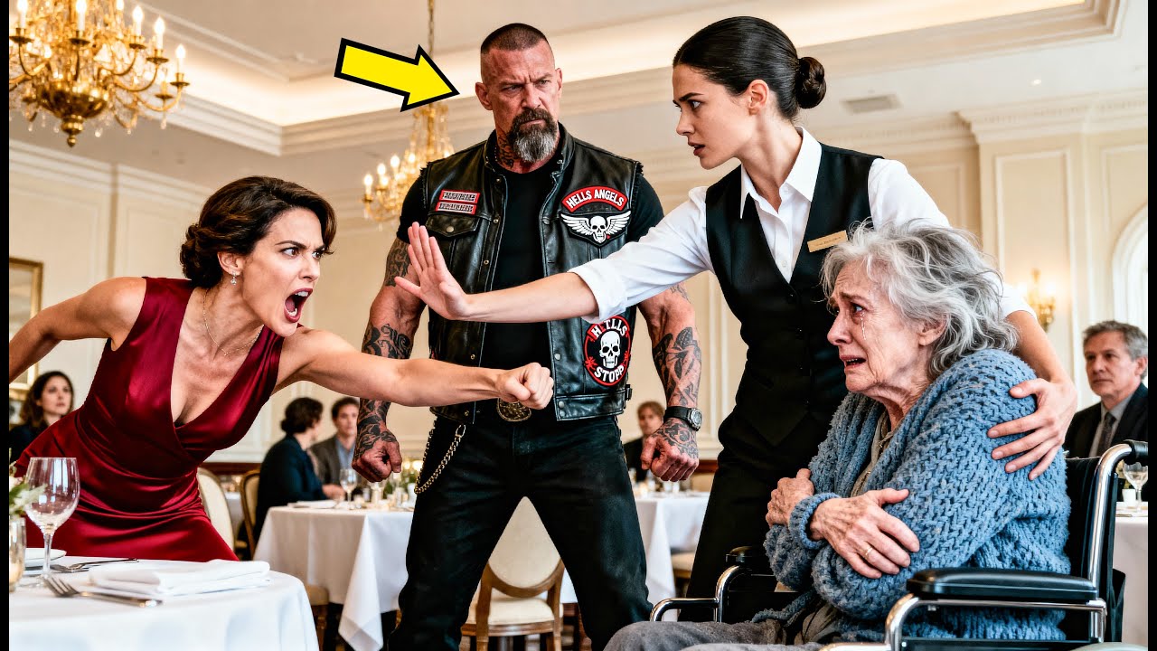 The Hells Angel Was Frozen When He Saw The Waitress Do This With His Mother With Alzheimer's, He ...