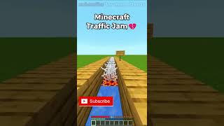 Traffic Jam in Minecraft😂