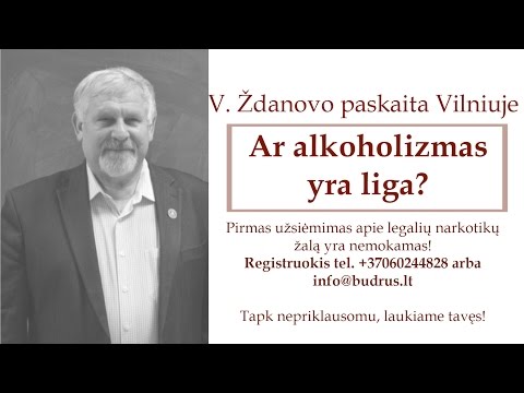 Video: Alkoholizmas Yra Emocijų Liga