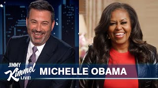 Michelle Obama on Quarantine with Barack, Sasha \& Malia, Eating on Foreign Trips \& New Netflix Show