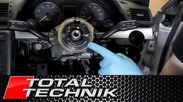 How to Remove Clock Spring Squib - Audi A4 S4 - B6 B7 - 2001-2008 - TOTAL TECHNIK