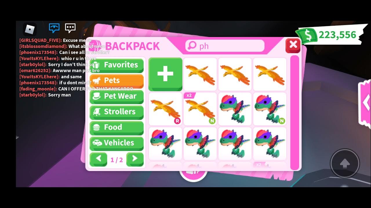 Mega neon Phoenix adopt me - YouTube
